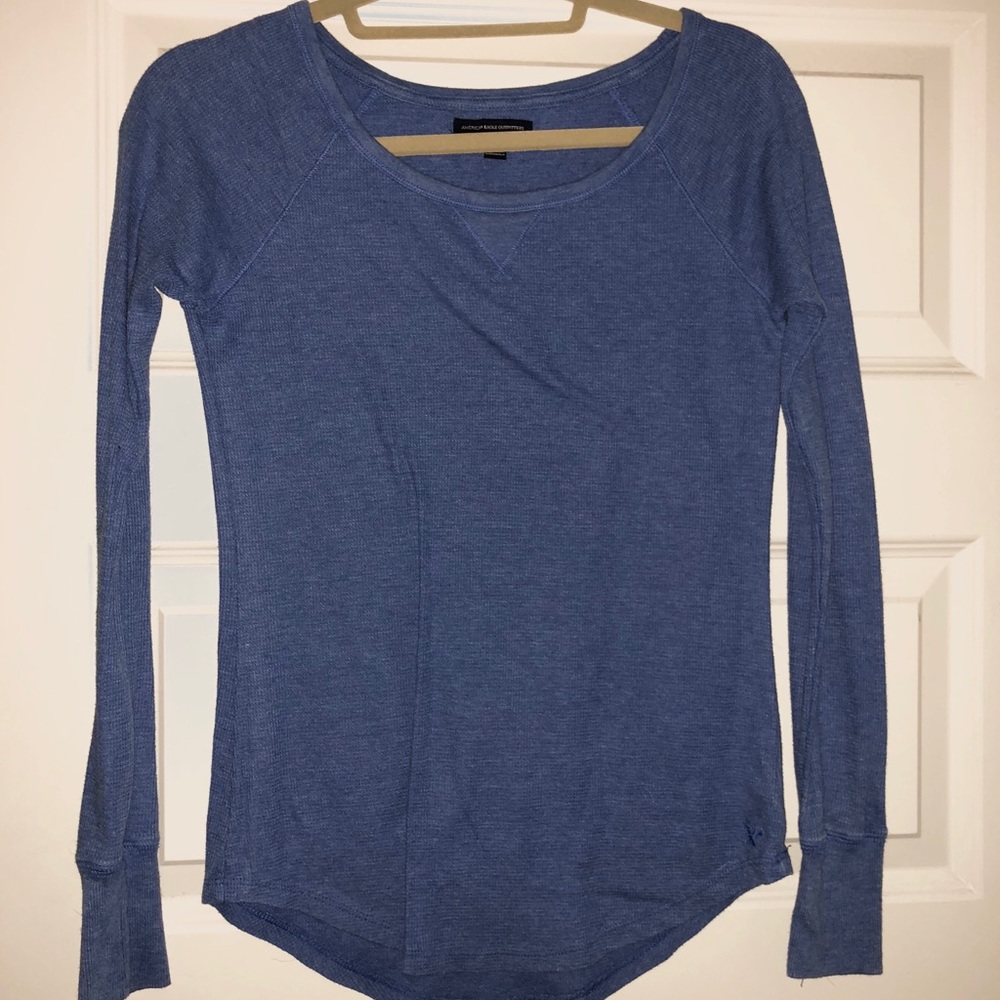 cute blue top!